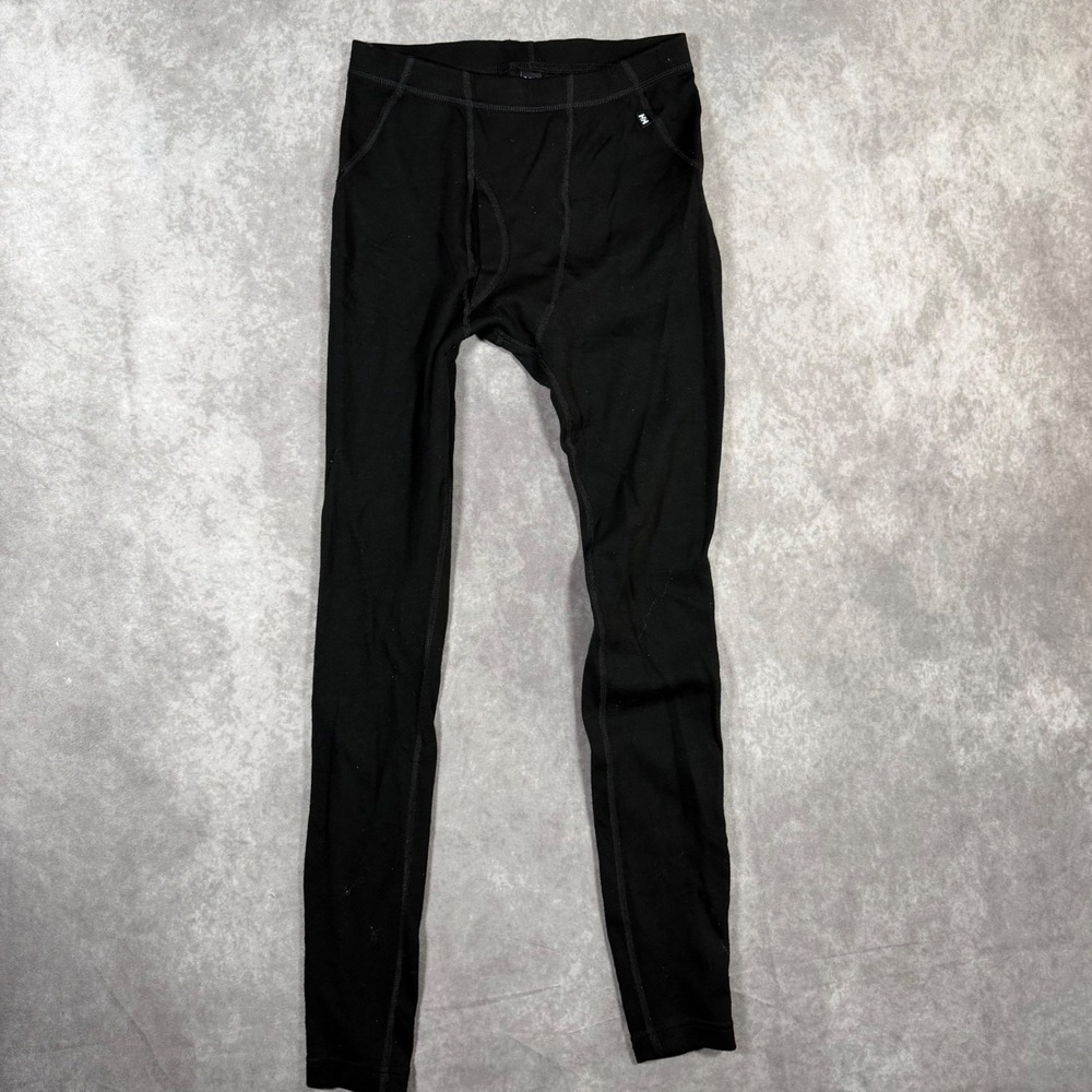 Helly Hansen Mens Lifa Base Layer Pants Black Small Lightweight Thermal Leggings